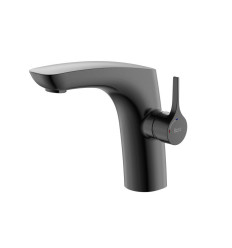Bateria umywalkowa Cold Start bez korka Brushed Titanium Black Insignia Roca (A5A3B3ANM0)