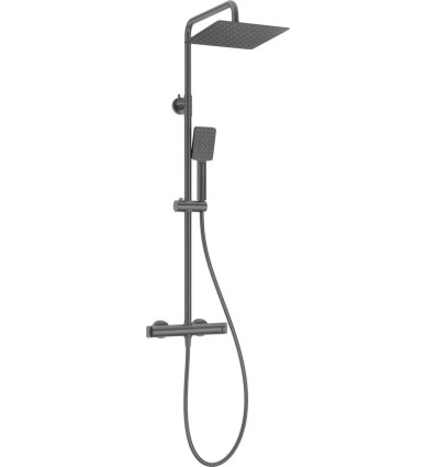 Deszczownica z baterią prysznicową termostatyczną Cascada Titanium Deante (NAC D4HT)