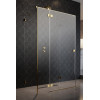 Kabina prysznicowa 90x70 Lewa Essenza Pro Gold KDJ+S Radaway (10097380-09-01L + 10098070-01-01 + 10098070-01-01)