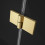 Kabina prysznicowa 80x70 Prawa Essenza Pro Gold KDJ+S Radaway (10097380-09-01R + 10098070-01-01 + 10098070-01-01)