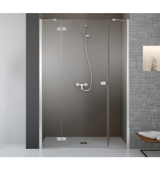 Drzwi prysznicowe 140 Fuenta New DWJS Radaway (384033-01-01L + 384090-01-01)