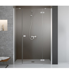 Drzwi prysznicowe 140 Fuenta New DWJS Radaway (384033-01-01R + 384090-01-01)