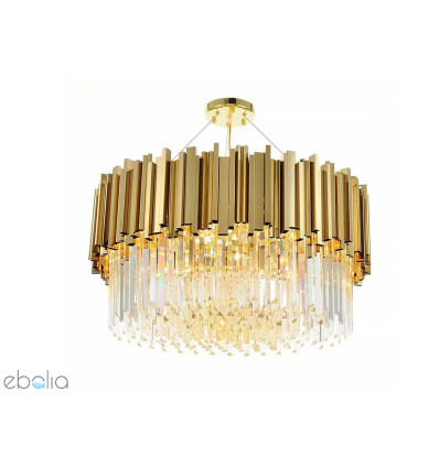 Lampa Sufitowa kryształowa złota Toolight (OSW-08913)