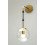 Lampa Ścienna Kinkiet Szklany Złota Toolight (OSW-00095)