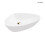 Umywalka 59x39 cm nablatowa owalna biała Vala Oltens (40325000)