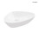Umywalka 59x39 cm nablatowa z powłoką SmartClean biała Vala Oltens (40825000)