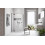 Kabina prysznicowa 90x120 Essenza KDJ Black Radaway (1385044-54-01L + 1384054-01-01)
