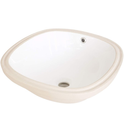 Umywalka ceramiczna podwieszana 38 Alpinia Deante (CGA 6U4U)