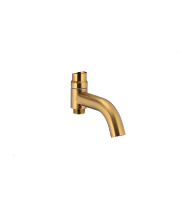 Wylot wannowy do kompletacji z deszczownią Moza Brushed Gold KFA Armatura (835-670-31)