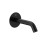 Wylot wannowy podtynkowy Moza Black KFA Armatura (836-004-81)