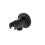 Podtynkowy okrągły uchwyt punktowy Black KFA Armatura (845-053-81)