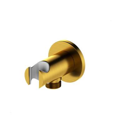 Podtynkowy okrągły uchwyt punktowy Gold KFA Armatura (845-053-31)