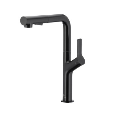 Bateria kuchenna z wyciąganą wylewką Duero Design Black KFA Armatura (6623-220-81)