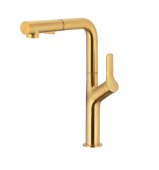 Bateria kuchenna z wyciąganą wylewką Duero Design Gold KFA Armatura (6623-220-31)