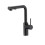 Bateria kuchenna z wyciąganą wylewką Duero Basic Black KFA Armatura (6623-110-81)