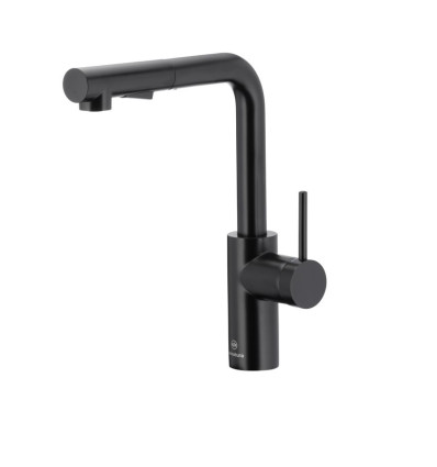Bateria kuchenna z wyciąganą wylewką Duero Basic Black KFA Armatura (6623-110-81)