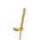 Natrysk punktowy Moza Premium Brushed Gold KFA Armatura (841-225-31)