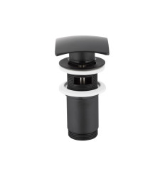 Korek klik-klak kwadratowy Black KFA Armatura (660-454-81)