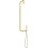 Deszczownica z baterią prysznicową złoto szczotkowane Silia Deante (NQS R4XM)