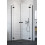 Kabina prysznicowa 90x100 Essenza KDD Black Radaway (1385060-54-01L + 1385062-54-01R)