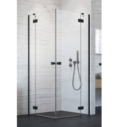 Kabina prysznicowa 90x100 Essenza KDD Black Radaway (1385060-54-01L + 1385062-54-01R)