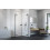 Kabina prysznicowa 90x100 Essenza KDD Black Radaway (1385060-54-01L + 1385062-54-01R)