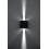 Kinkiet LUCA czarny LED IP54 Deep Space Sollux (SL.0545)