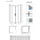 Kabina prysznicowa 80x90 Alienta D Radaway (10258090-01-01)