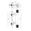 Zestaw armatury chrom Mille Vibe Cersanit (S952-004)