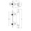 Bateria natryskowa termostatyczna ścienna Virgo chrom Cersanit (S951-579)