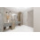 Kabina prysznicowa Walk-in 100 lewa Espera Pro Radaway (10090100-01-01L + 10094100-01-01L)