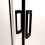 Kabina prysznicowa 100x70 Premium Pro Black KDJ Radaway (1015100-54-01L + 1016070-54-01)