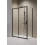 Kabina prysznicowa 100x70 Premium Pro Black KDJ Radaway (1015100-54-01L + 1016070-54-01)