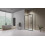Kabina prysznicowa 100x70 Premium Pro Black KDJ Radaway (1015100-54-01L + 1016070-54-01)