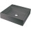Umywalka granitowa nablatowa 40x40 Correo antracyt metalik Deante (CQR TU4S)