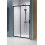 Drzwi prysznicowe 100 Lewe Premium Pro Black DWJ Radaway (1014100-54-01L)