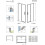 Drzwi prysznicowe 160 Idea White DWJ Radaway (387014-04-01L)