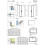 Kabina prysznicowa 100x70 Idea White KDJ Radaway (387040-04-01L + 387048-04-01R)