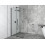 Kabina prysznicowa przesuwna walk-in 100x200 Vayo Black Besco (VYB-100-200C)