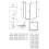 Kabina prysznicowa 80x70 Kerria Plus Deante (KTSU042P + KTS 037P)