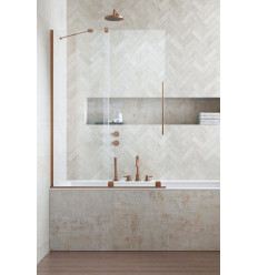 Parawan nawannowy 100 Furo Brushed Copper PND II Radaway (10109538-93-01L + 10112494-01-01)
