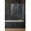 Parawan nawannowy 100 Furo Brushed Gold PND II Radaway (10109538-93-01L + 10112494-01-01)