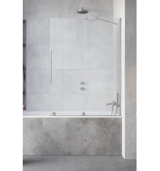Parawan nawannowy 140 Furo Brushed Nickel PND II Radaway (10109738-91-01L + 10112694-01-01)