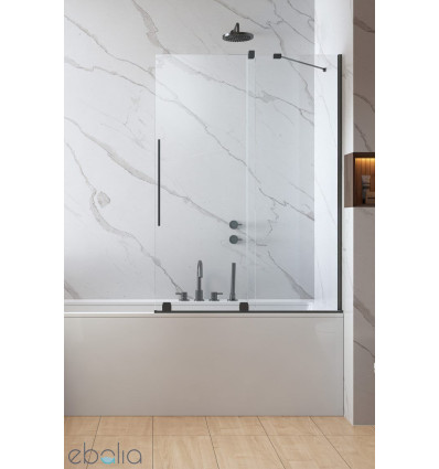 Parawan nawannowy 100 Furo Brushed GunMetal PND II Radaway (10109538-92-01L + 10112494-01-01)
