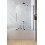 Parawan nawannowy 140 Furo Brushed GunMetal PND II Radaway (10109738-92-01L + 10112694-01-01)