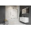 Parawan nawannowy 100 Furo SL Black PND II Radaway (10309538-54-01L + 10112494-01-01)