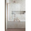Parawan nawannowy 100 Furo SL Brushed Copper PND II Radaway (10309538-93-01L + 10112494-01-01)