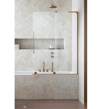 Parawan nawannowy 100 Furo SL Brushed Copper PND II Radaway (10309538-93-01L + 10112494-01-01)