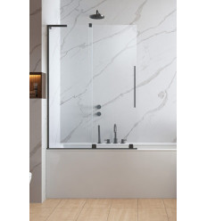 Parawan nawannowy 100 Furo SL Brushed GunMetal PND II Radaway (10309538-92-01L + 10112494-01-01)