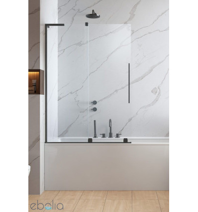 Parawan nawannowy 100 Furo SL Brushed GunMetal PND II Radaway (10309538-93-01L + 10112494-01-01)